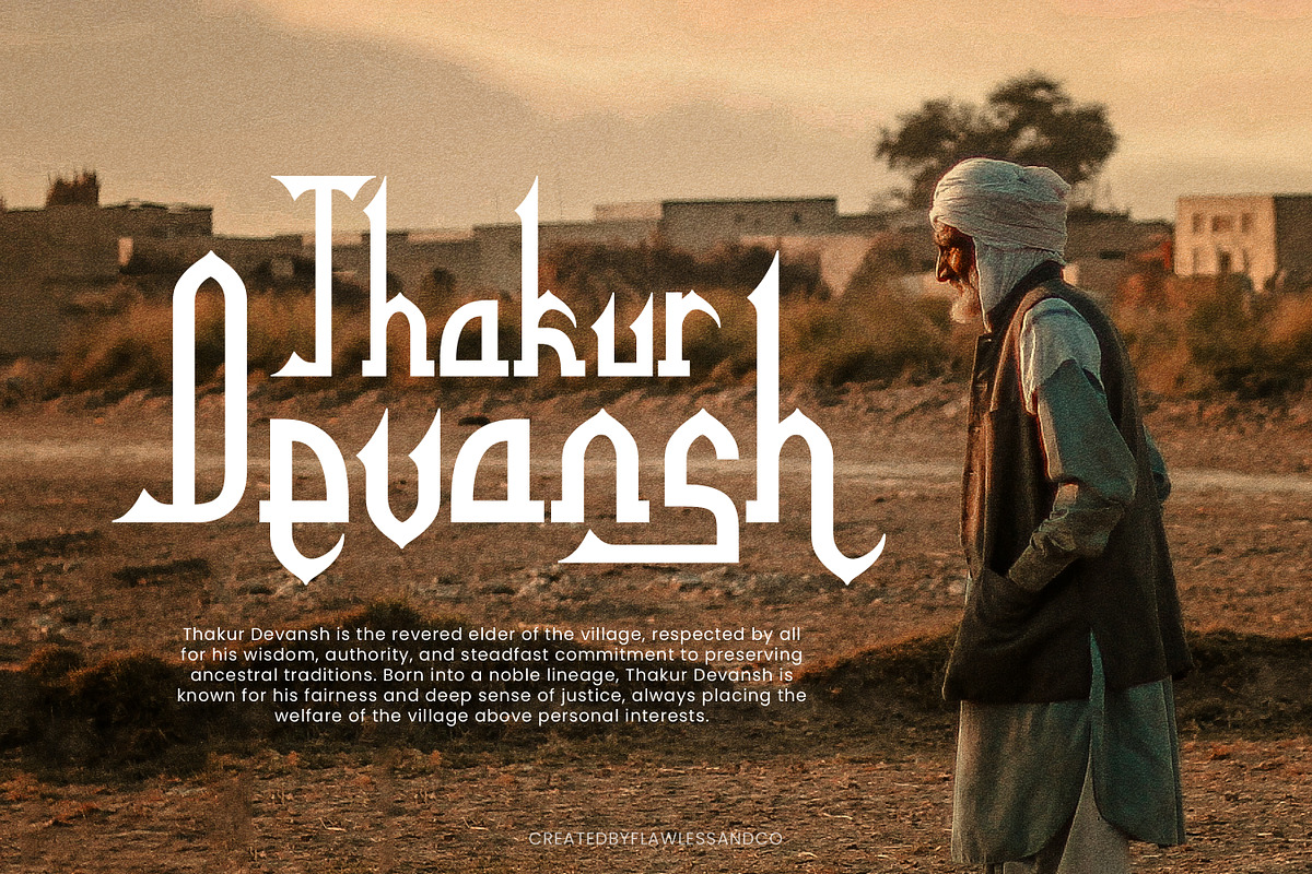 Nishwary - India Font, a Font by Flawless And Co (Photo 2 of 10)