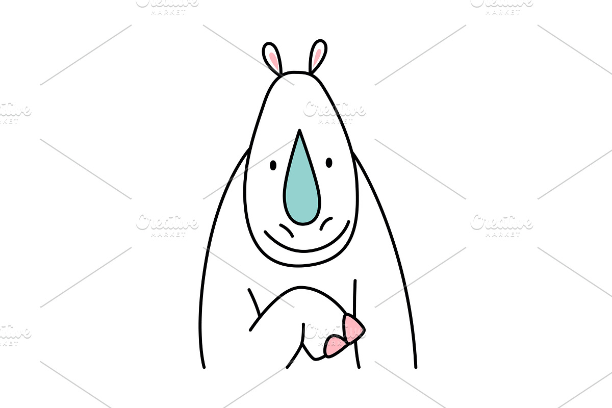 Storybook style of caring, an Animal Illustration by Things for designers