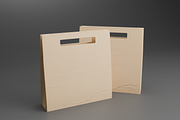 Paper Bag Mockup 3D Model, an Object 3D Model by Dudukbersama (Thumbnail 1 of 2)