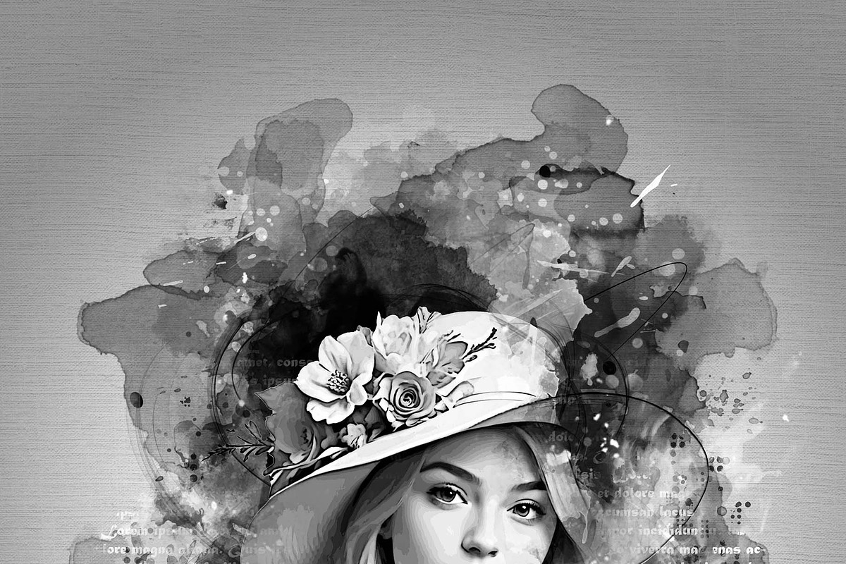 Mixed Media Wall Art Photo Effect, an Action Add-On by MRI STUDIO (Photo 16 of 18)