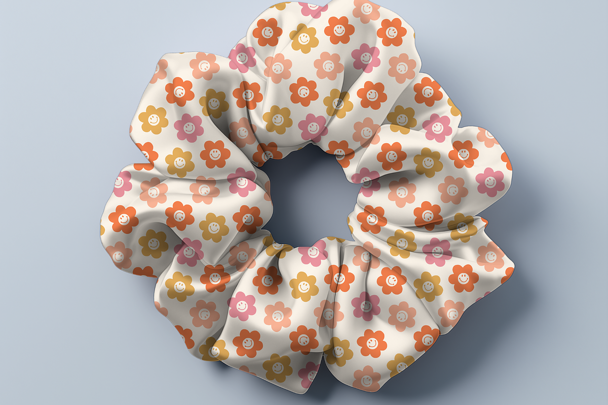 Groovy Floral Smiles Repeat Pattern, a Pattern Graphic by OwlAndFern (Photo 5 of 13)