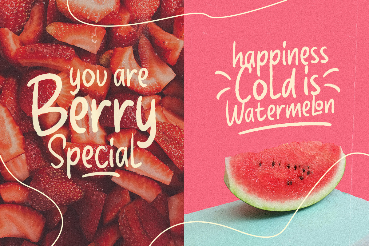 Honey Bloom - Handwritten Marker, a Handwritten Font by Littlehand (Photo 6 of 10)