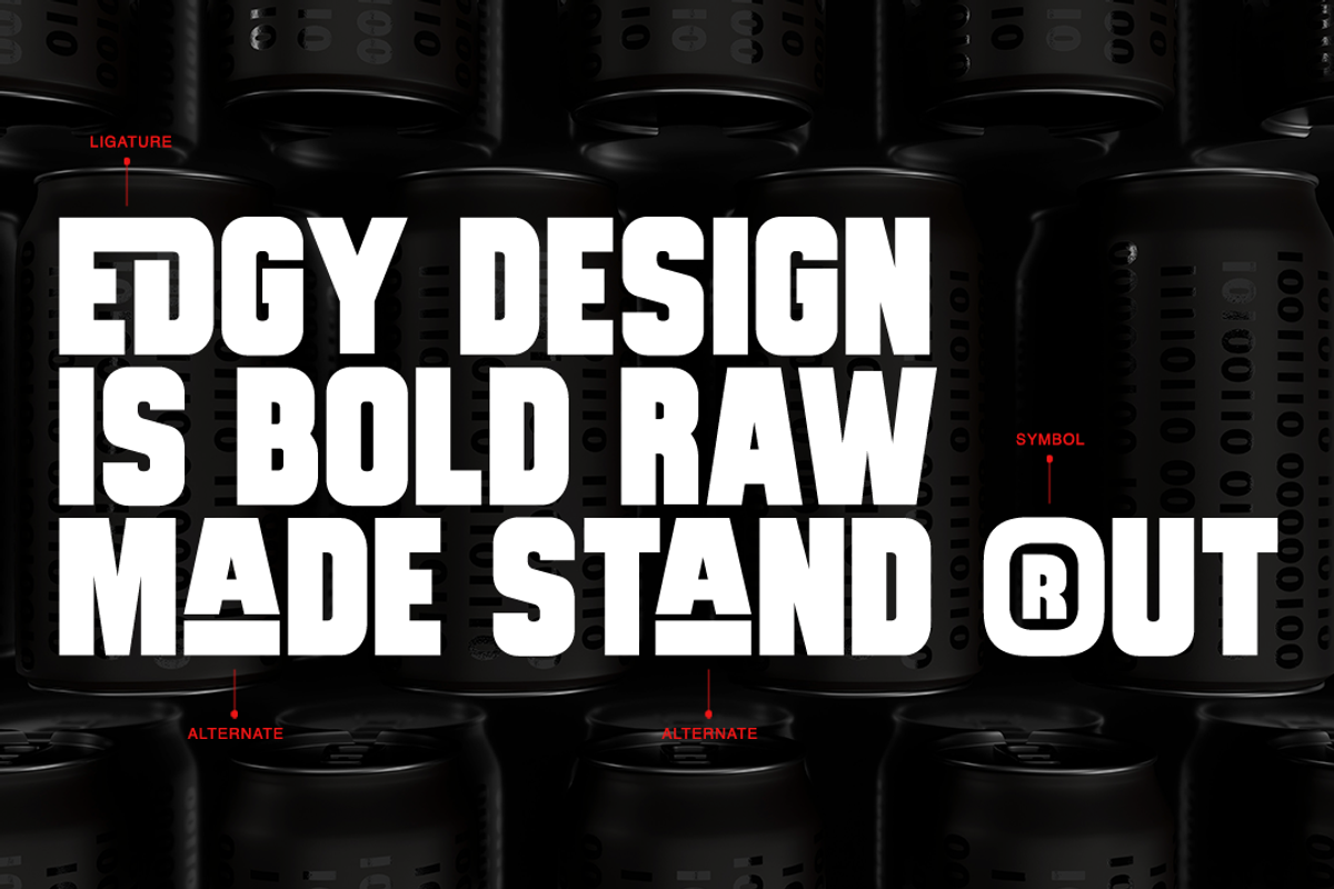 Grillo Bold Headline Sans Serif Font, a Sans Serif Font by Rasio Studio (Photo 4 of 8)