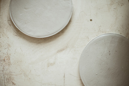 Ceramics in pottery workshop set featuring art, ceramic, and clay