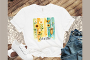 Let It Bee Positivity PNG Spring Sum, an Illustration by Sublimation Artist (Thumbnail 7 of 9)