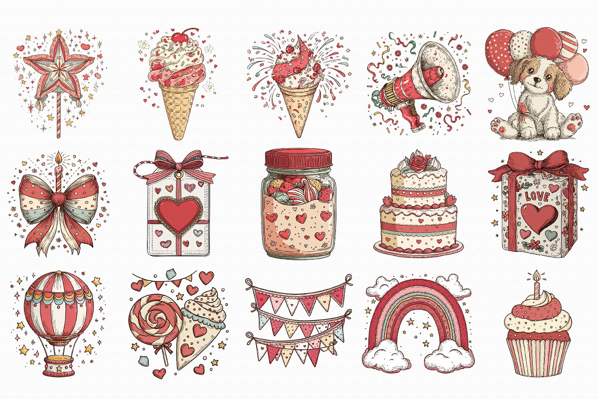 Hand Drawn Birthday Png, an Illustration by Libby Wishes (Photo 4 of 7)