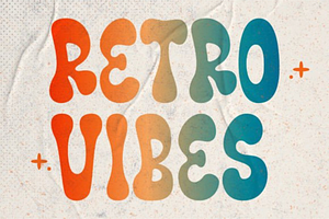 Chunky Groovy Font