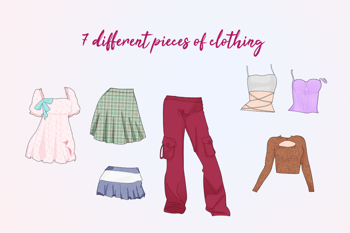 Cute Dress-Up Paper Doll Printable, a Person Illustration by Kaleidokika (Photo 6 of 6)