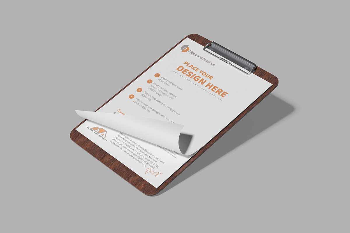 Clipboard Mockup, a Merchandise Mockup by seramoe (Photo 5 of 5)