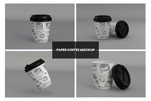 Paper Coffee Cup Mockup