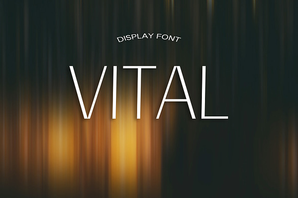 VITAL font preview 4
