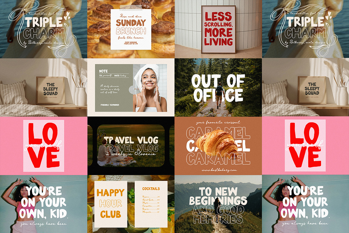 Modern Must-Haves Font Bundle, a Handwritten Font by BilberryCreates (Photo 41 of 41)