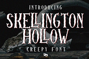 Skellington Hollow - Creepy Font, a Serif Font by Dm Studio (Thumbnail 1 of 7)