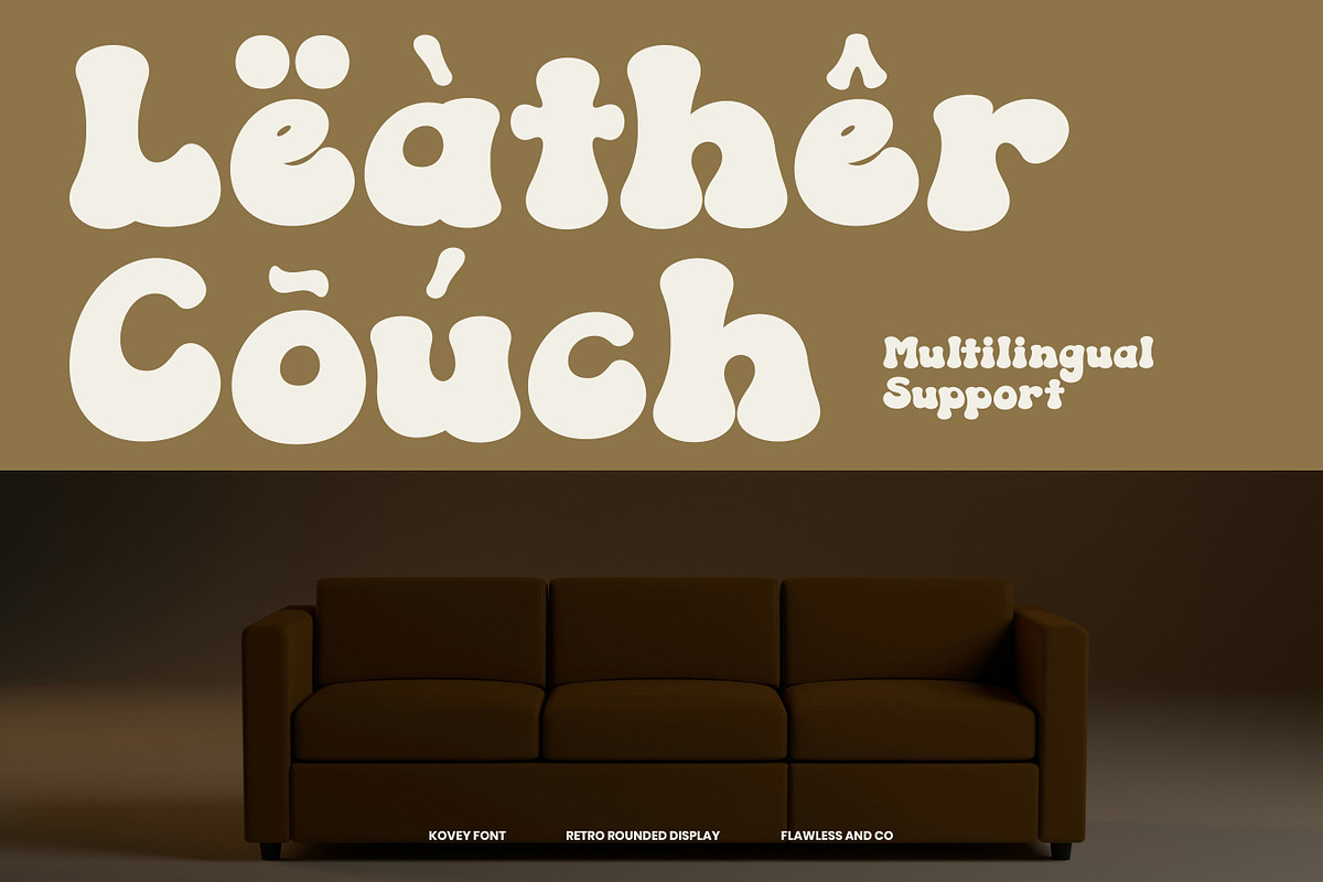 Kovey - Retro Display Font, a Font by Flawless And Co (Photo 6 of 10)