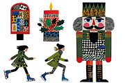 Watercolor Christmas Clipart, an Illustration by Designworld (Thumbnail 4 of 5)