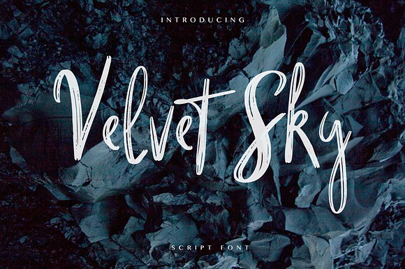 Velvet Sk Brush Font preview 5