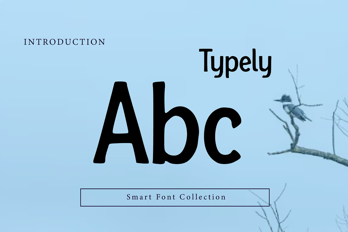 Typely, a Sans Serif Font by Wow Magic (Photo 2 of 3)