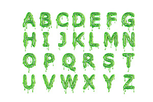 SLIME - OTF Font & Pngs