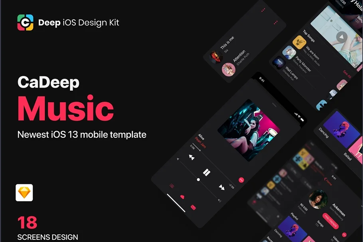 Capi Mobile UI Kit - Lifetime Update, an App Template by Capi Product