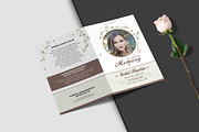 Funeral Program And Prayer Card, a Brochure Template by crazyOWL (Thumbnail 2 of 9)