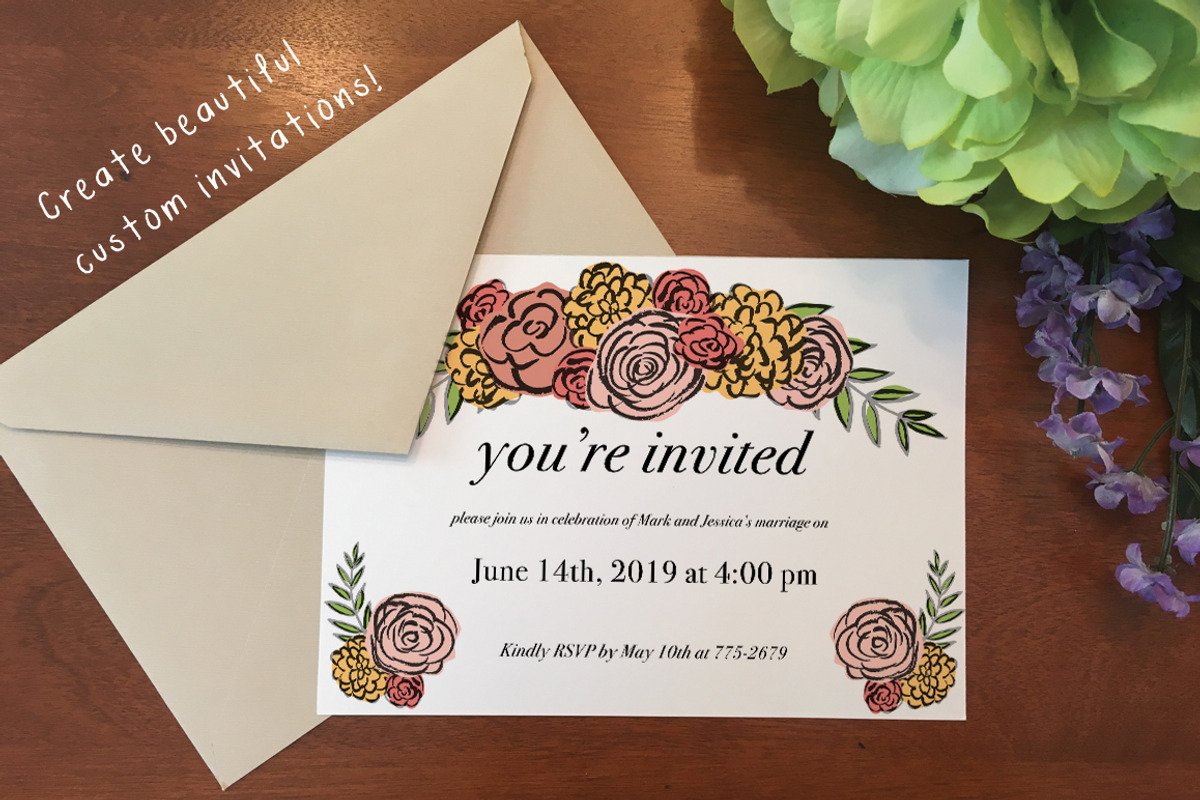 Hand Drawn Floral Design Element Set, an Illustration by Kellie Jayne Studio (Photo 5 of 5)