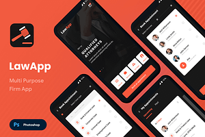 Consulting Firms App UI Kit LawApp