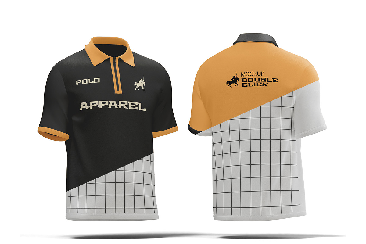 Men's Polo T-Shirt Mockup, a Shirt Mockup by Unerispace (Photo 2 of 2)