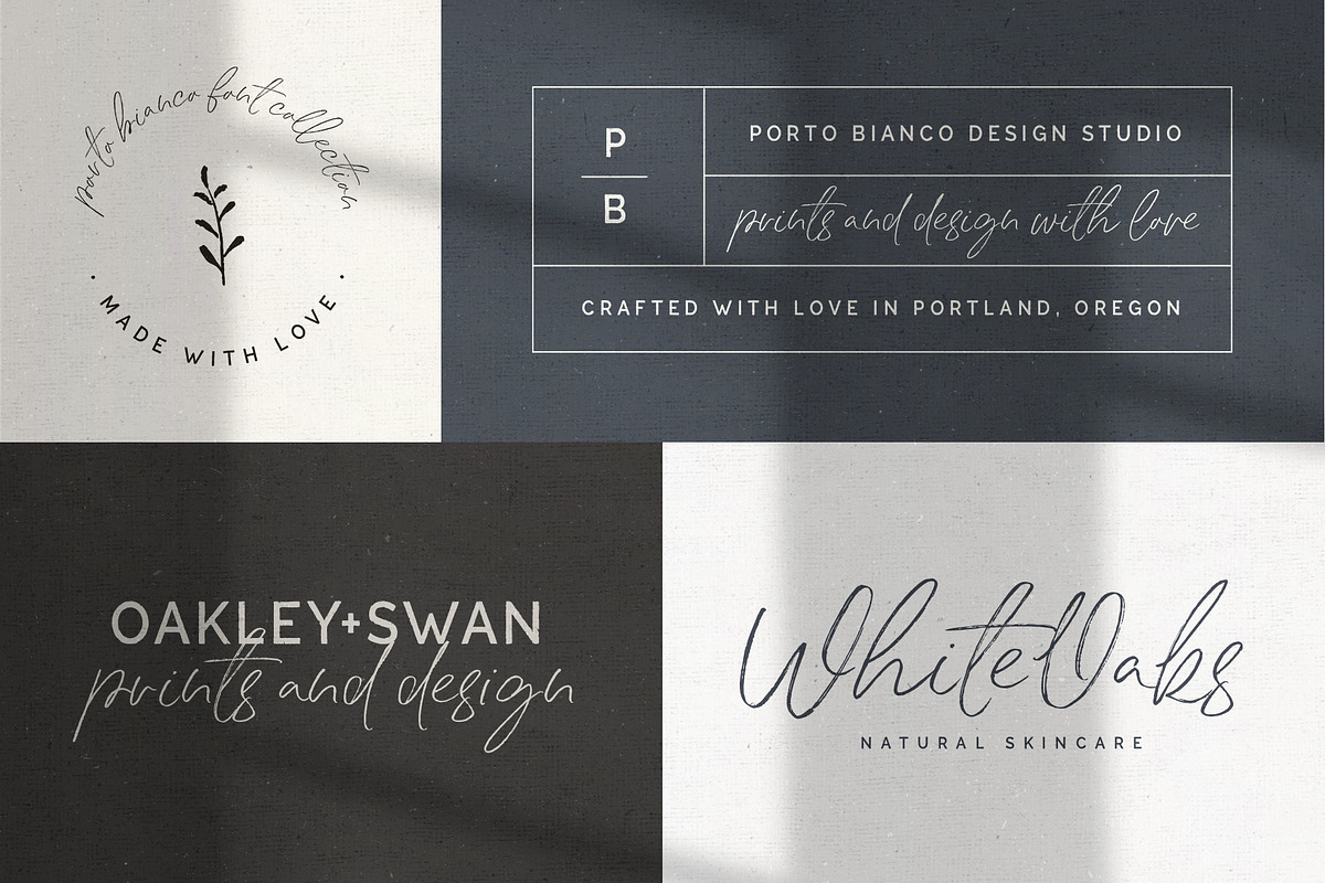 Porto Bianco | Script + Sans Serif, a Sans Serif Font by Pink Coffie (Photo 14 of 25)