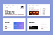 Modern Brand Guideline Presentation, a Presentation Template by MightyDesign (Thumbnail 2 of 8)