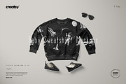 Baby Sweatshirt Mockup Set 2, a Hoody Mockup by creatsy5 (Thumbnail 1 of 11)