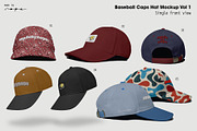 Baseball Caps Hat Mockup Vol 1, a Hat Mockup by made_by_nope (Thumbnail 2 of 29)