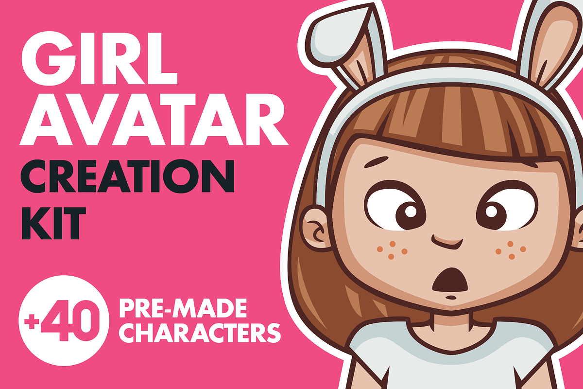 Kids Avatars Creator + 80 Characters, a Person Illustration by wowu (Photo 2 of 17)