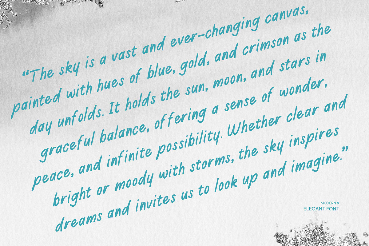 Skylight – A Handwritten Font, a Handwritten Font by Krismagraph (Photo 4 of 10)