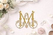 MA AM Wedding Monogram Logo, a Branding & Logo Template by LogoAV (Thumbnail 6 of 6)