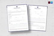 Employee Personal Information Form, a Stationery Template by BrandPacks (Thumbnail 1 of 5)