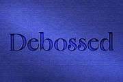 Debossed Paper Mockup, a Layer Style Add-On by studiogstock (Thumbnail 1 of 3)