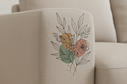Modern Abstract Floral Line Art, a Person Illustration by Designer_Momina (Thumbnail 2 of 4)