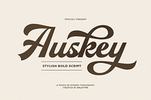 Auskey - Stylish Bold Script