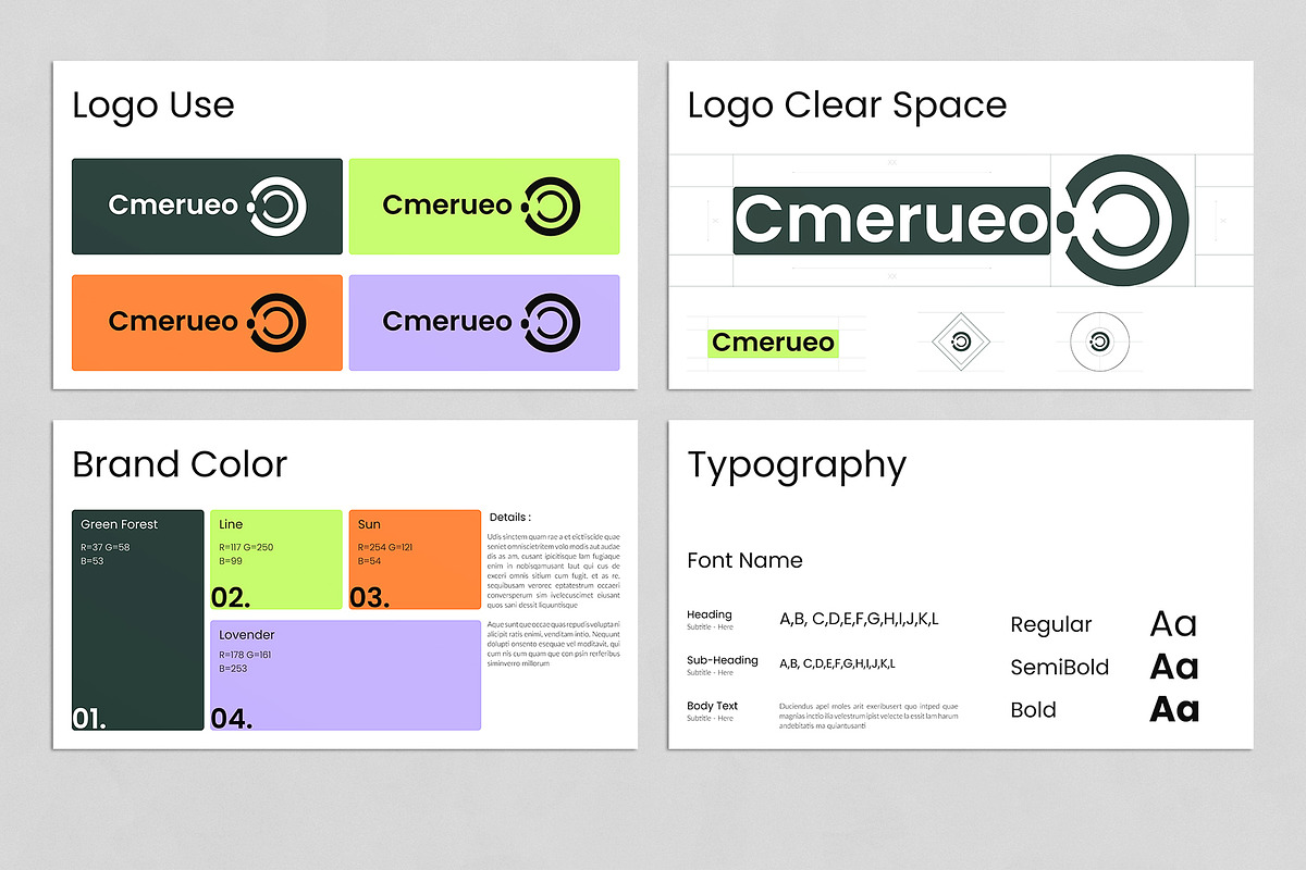 Brand Guideline Presentation preview 3