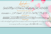 Ankashi Sweet Monoline Script, a Script Font by MC Creative (Thumbnail 8 of 9)