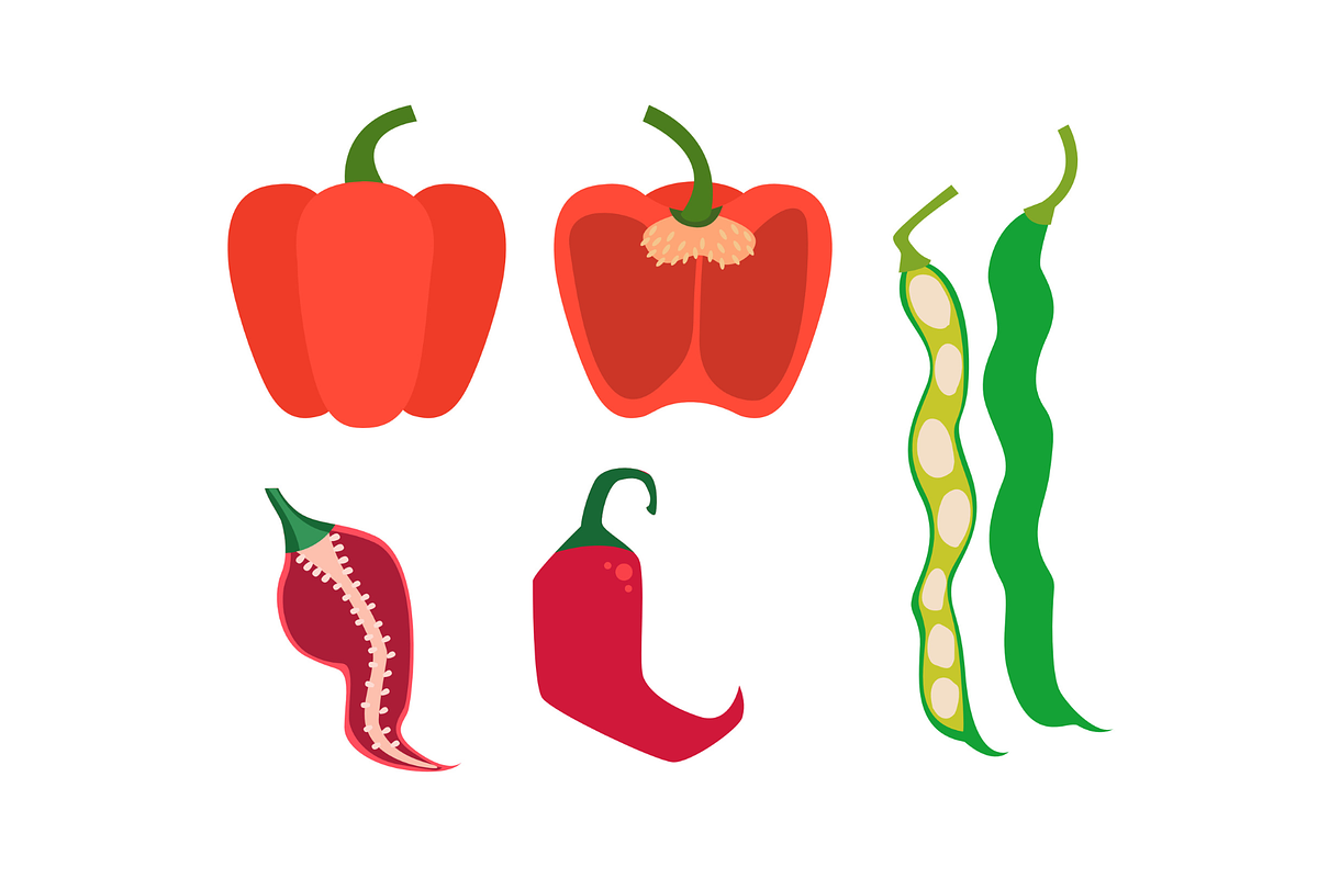 Flat Vegetable Clipart Collection, a Graphic by judayartworks (Photo 3 of 14)