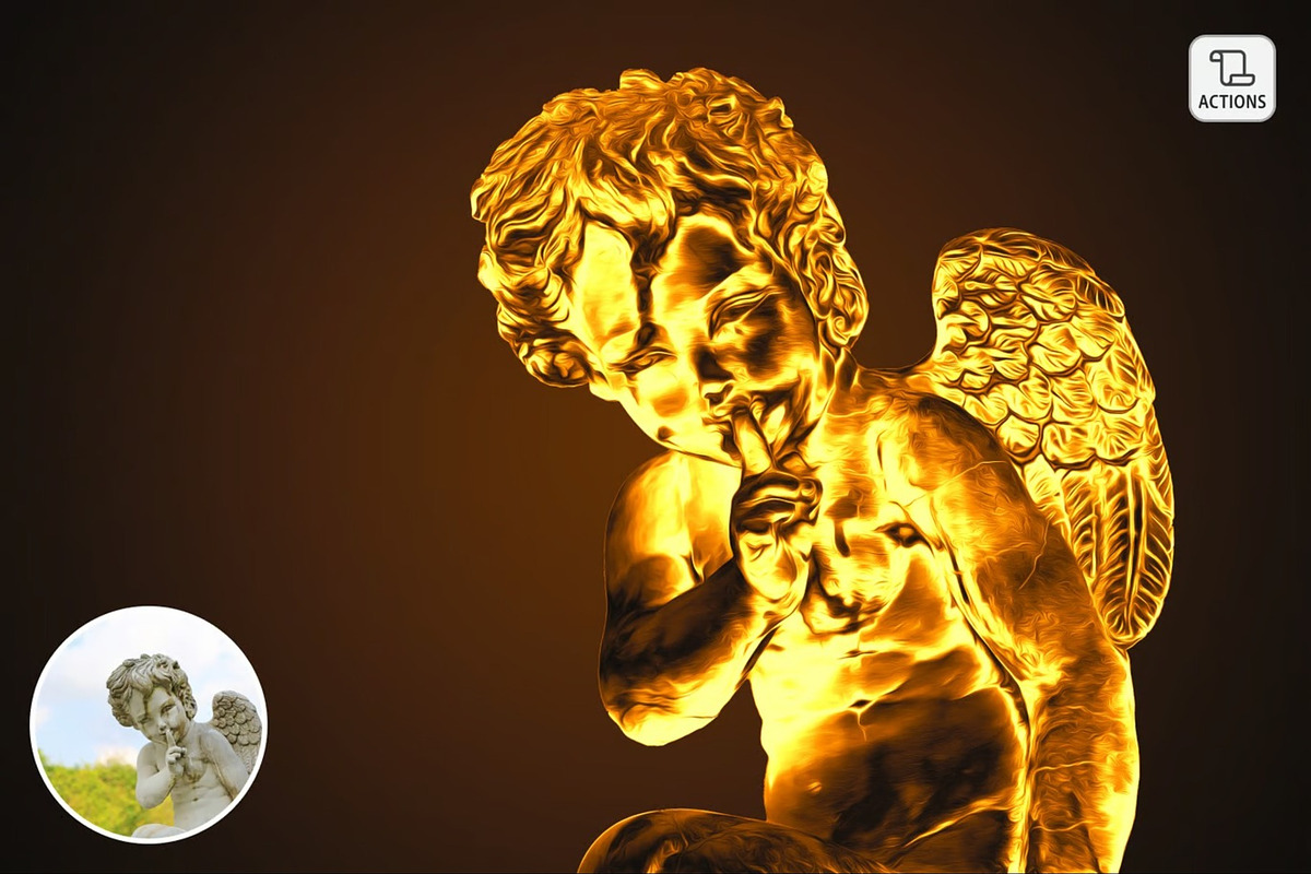 Gold Effect Action, an Action Add-On by Hubzway (Photo 1 of 6)