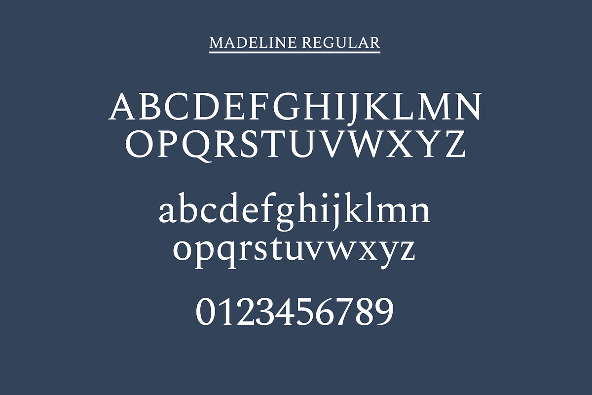 Madelin Serif Font Family preview 7