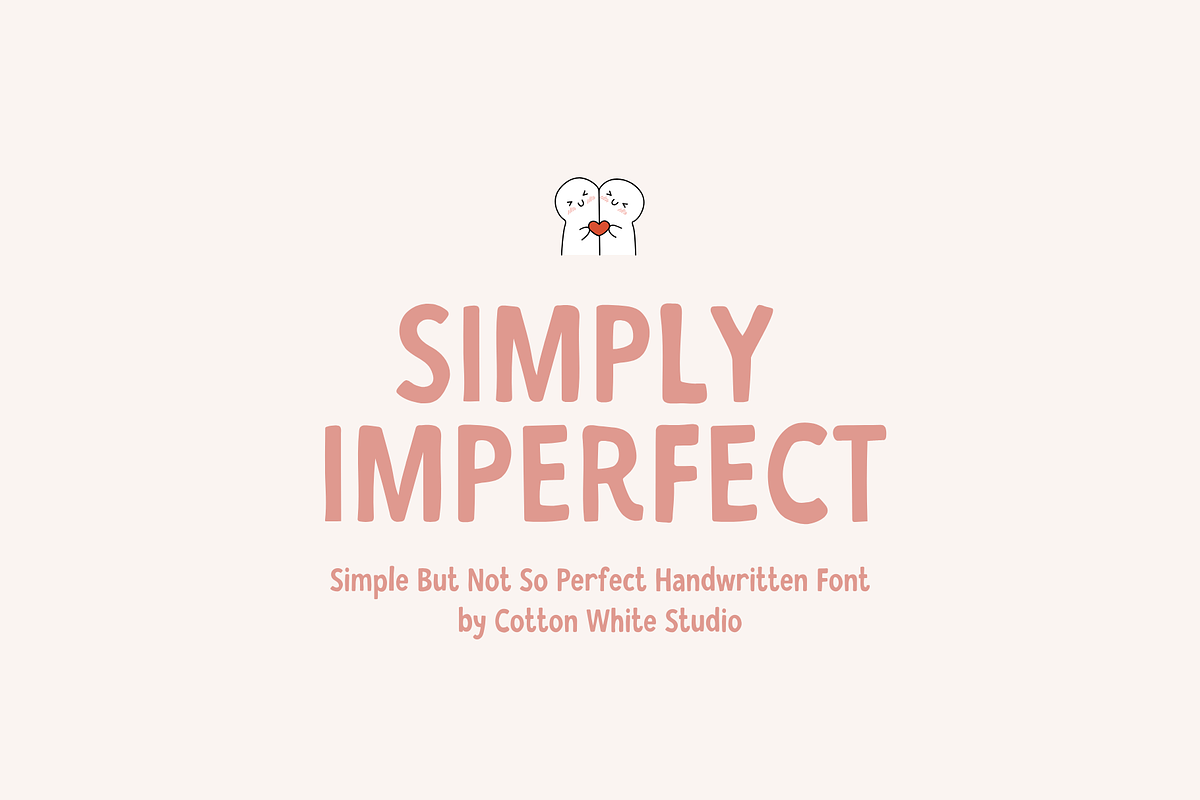 Simply Imperfect Handwritten Font, a Handwritten Font by Sofia Skoog (Photo 1 of 12)