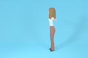 Female Character Lucy, a Characters & Person 3D Model by 3DTreatment (Thumbnail 30 of 32)