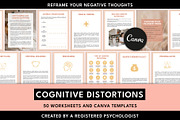 Cognitive Distortion Canva Templates, a Templates & Theme by Miri Campbell (Thumbnail 1 of 10)