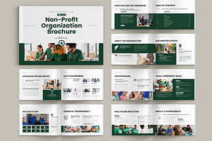 Nonprofit Charity Brochure Landscape, a Brochure Template by Pixelpick