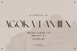 Agoka Family Sans-Serif Typeface