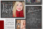 Chalkboard Christmas Photograph Card, a Card Template by The Geekery Store (Thumbnail 4 of 4)