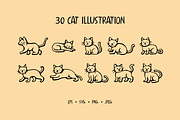 Cute Cat & Dog, an Animal Illustration by HunEyy (Thumbnail 2 of 8)